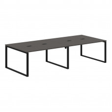 Конференц стол EQCT 3114 Мокко/Мокко/Черный 3132х1346х750 EDIS
