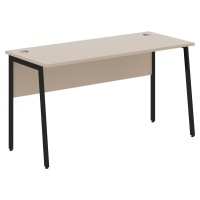 Стол прямой СП-3.1P Мокачино/Черный 1400х608х755 IMAGO PLUS