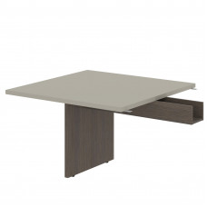 Стол приставной VFCT 1212.1 Аметист/Дуб Сильвер 1200х1200х750 VELION