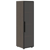 Шкаф со стеклянной дверью VMCS 40.2(R) Дуб Сильвер 400х430х1517 VELION