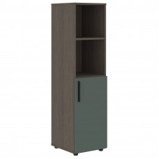 Шкаф средний узкий VMCS 40.5 Нефрит/Дуб Сильвер 400х430х1517 VELION