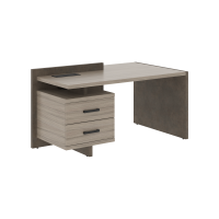 Стол СФ-531331 Дрифтвуд Бетон чикаго темГрафит 1600х961х840 WOOD&STONE