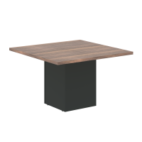 Стол центральный VRCCT 1212.1 Американский орех/Яшма черный 1200х1200х750 VELION VENEER