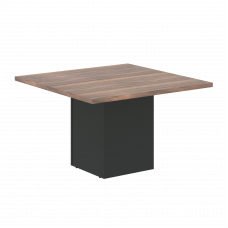 Стол центральный VRCCT 1212.1 Американский орех/Яшма черный 1200х1200х750 VELION VENEER
