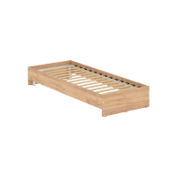 Кровать без изголовья MBW 208 Дуб Бофорд 844х2044х300 MUAR