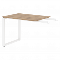 Брифинг-приставка EB 1070 Дуб Денвер светлый/Белый 1000х700х750 ENIO