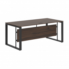 Стол руководителя EST 189 Дуб Денвер темный/Антрацит 1800х900х750 ENIO