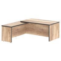 Стол руководителя TCT 1820(L) дуб Каньон 1800х2000х750 TORR