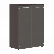 Шкаф со стеклянными дверьми и топом TMC 85.2 венге-магия Z 856х450х1203 TORR-Z