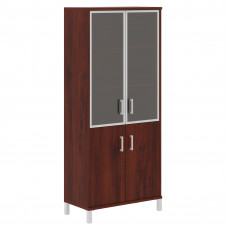 Шкаф комбинированный B 430.4 Бургунди 900х450х2054 BORN