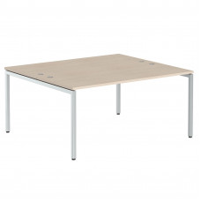 Стол 2-х местный XWST 1614 Бук Тиара/Алюминий 1600х1406х750 XTEN-S