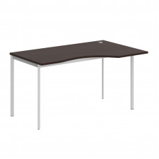 Стол эргономичный СА-2S(R) Венге Магия/Белый 1400х900х755. IMAGO-S