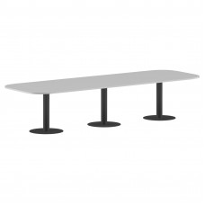 Конференц стол ПРГ-7 Белый/Антрацит 3600х1200х750 IMAGO