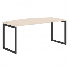 Стол руководителя XQET 189 Бук Тиара/Антрацит 1800х914х750