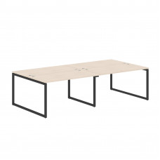 Стол 4-х местный XQWST 2814 Бук Тиара/Антрацит 2806х1406х750