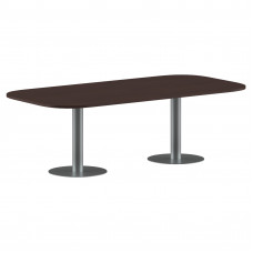 Конференц стол ПРГ-8 Венге Магия/Алюминий 2400х1200х750