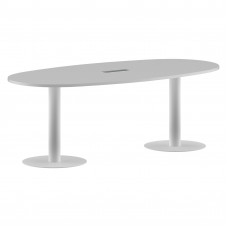 Конференц стол ПРГ-3 Белый/Белый 2200х1100х750 IMAGO