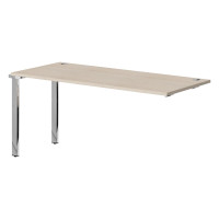 Стол промежуточный XIGST 1670.1 Бук Тиара/Нержавеющая сталь 1600х700х750 XTEN GLOSS