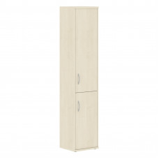 Шкаф колонка с глухой средней и малой дверьми СУ-1.3Пр Клен* 406х365х1975