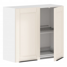 Шкаф с посудосушителем MHSU 8072.1C Бежевая эмаль/Белый 800х320х720 SICILIA