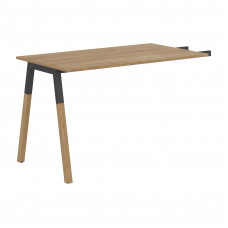 Брифинг-приставка FB 1167 Дуб Гамильтон/Антрацит-Бук 1180х670х733 FORTA