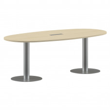 Конференц стол ПРГ-3 Клен*/Алюминий 2200х1100х750 IMAGO