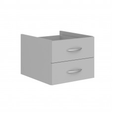 Тумба подвесная с 2-мя ящиками SC-2V.1 Серый 403х446х323 SIMPLE