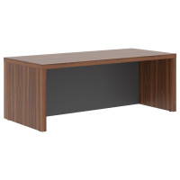 Стол руководителя ZST 209H Орех Даллас/Антрацит 2000х900х750 ZENN