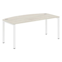 Стол руководителя XS6ET 189 Сосна Эдмонт/Белый 1800х914х750 XTEN-S60