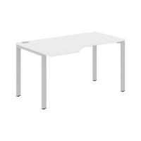 Стол эргономичный XS6CET 149(L) Белый/Серый 1400х900х750 XTEN-S60
