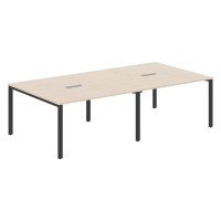 Конференц стол XS6SCT 2714 Бук Тиара/Антрацит 2720х1406х750 XTEN-S60