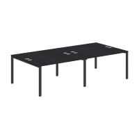 Стол 4-х местный XS6WST 2814 Дуб Юкон/Антрацит 2800х1406х750 XTEN-S60