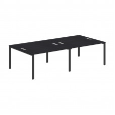 Стол 4-х местный XS6WST 2814 Дуб Юкон/Антрацит 2800х1406х750 XTEN-S60