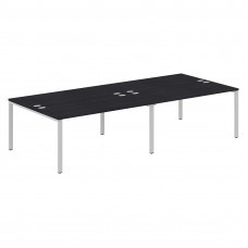 Стол 4-х местный XS6WST 3214 Дуб Юкон/Серый 3200х1406х750 XTEN-S60