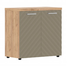 Шкаф с глухими малыми дверьми и топом TLLC 85.1 Капучино/Дуб Бофорд Z 854х452х833 TORR LUX