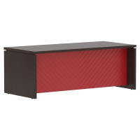 Стол руководителя TLST 209H Венге Магия Z/Красный 2000х900х750 TORR LUX