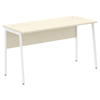 Стол прямой СП-3.1P Клен*/Белый 1400х608х755 IMAGO PLUS