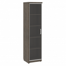 Шкаф СФ-534581 Бетон чикаго тем F187 ST9/Дрифтвуд H3090 ST22/ГрафитЧерный 537х454,5х2083 WOOD&STONE