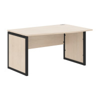 Стол эргономичный XQPCT 149(R) Бук Тиара/Антрацит 1400х900х750 XTEN-QP