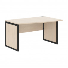 Стол эргономичный XQPCT 149(R) Бук Тиара/Антрацит 1400х900х750 XTEN-QP