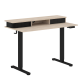 Стол письменный с подъемным механизмом HT501 Дуб Светлый/Черный 1200х600х720-1180  XTEN-UP