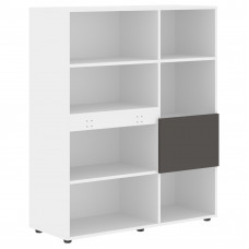 Стеллаж EHC 1145 Мокко/Белый 1120х430х1355 EDIS