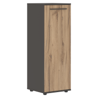 Шкаф средний узкий EMCS 42.1 Дуб Денвер светлый/Мокко/Мокко 426х430х1199 EDIS