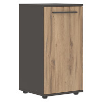 Шкаф малый узкий ELCS 42.1 Дуб Денвер светлый/Мокко/Мокко 426х430х832 EDIS