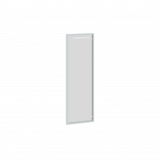 Дверь стеклянная в рамке EDRG 42-1(R) Тонированная Бронза серая/Белая 420х20х1132 EDIS
