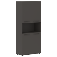 Шкаф высокий широкий EHCS 85.4 Мокко/Мокко/Мокко 852х430х1967 EDIS