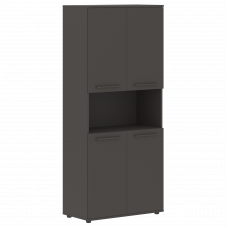 Шкаф высокий широкий EHCS 85.4 Мокко/Мокко/Мокко 852х430х1967 EDIS