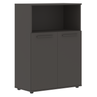 Шкаф средний широкий EMCS 85.3 Мокко/Мокко/Мокко 852х430х1199 EDIS