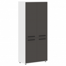 Шкаф высокий широкий EHCS 85.3 Мокко/Черный/Белый 852х430х1967 EDIS