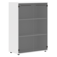 Шкаф средний широкий EMCS 85.2 Мокко/Белый 852х430х1199 EDIS